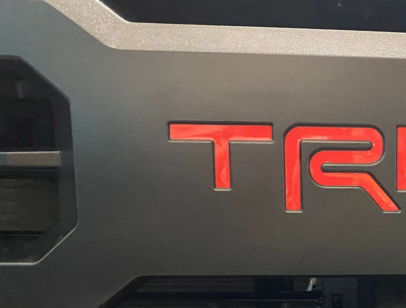 Load image into Gallery viewer, Premium Cast Vinyl Decal Letter Inserts for 2022-2026 Tundra TRD Grille
