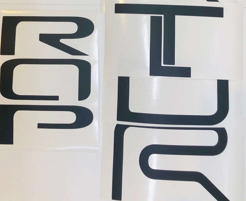 Load image into Gallery viewer, Premium Cast Vinyl Decal Letter Inserts for 2022-2026 Tundra TRD Pro Tailgate
