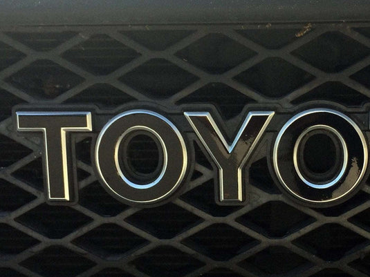 Premium Cast Vinyl Decal Letters for FJ Cruiser Grille