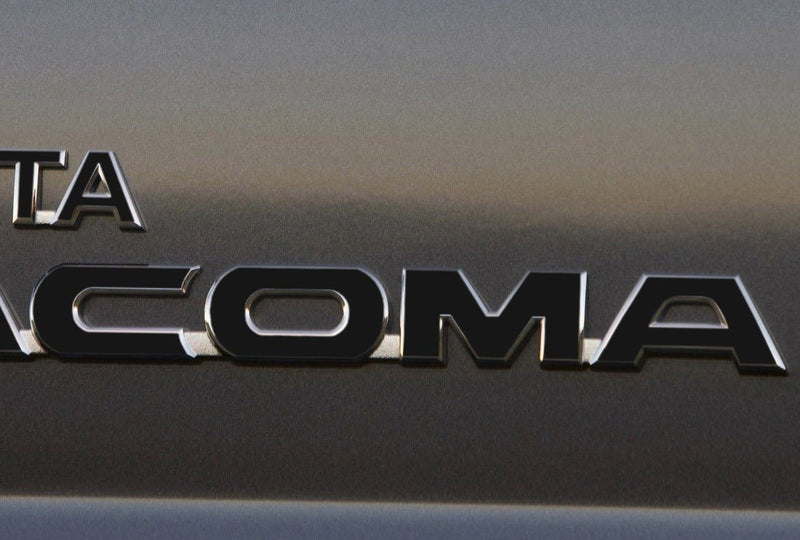 Load image into Gallery viewer, Premium Cast Vinyl Decal Letter Inlays for 2005-2015 Tacoma Door and Tailgate Emblems
