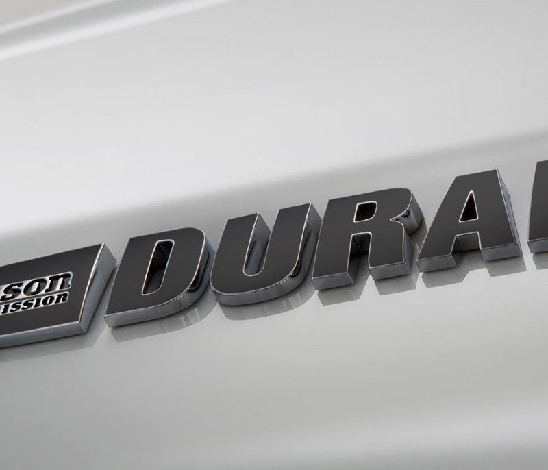 Load image into Gallery viewer, Premium Cast Vinyl Decal Letter Inlays For 2008-2019 DURAMAX Hood
