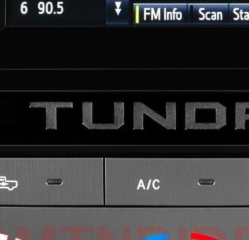 Load image into Gallery viewer, Premium Cast Vinyl Decal Letter Inserts for 2014-2021 Tundra Dashboard
