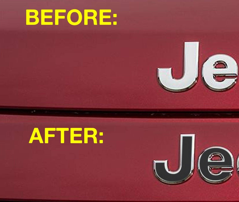 Load image into Gallery viewer, Premium Cast Vinyl Decal Letter Inlays for 2014-2022 Cherokee Hood
