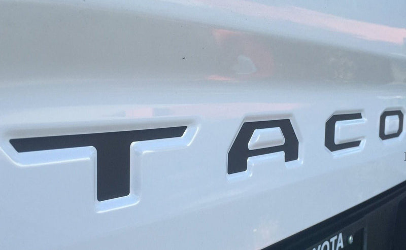 Load image into Gallery viewer, Premium Cast Vinyl Decal Letter Inserts for 2016-2023 Tacoma Tailgate
