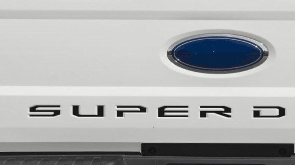 Load image into Gallery viewer, Premium Cast Vinyl Decal Letter Inserts for 2017-2026 SUPER DUTY Tailgate
