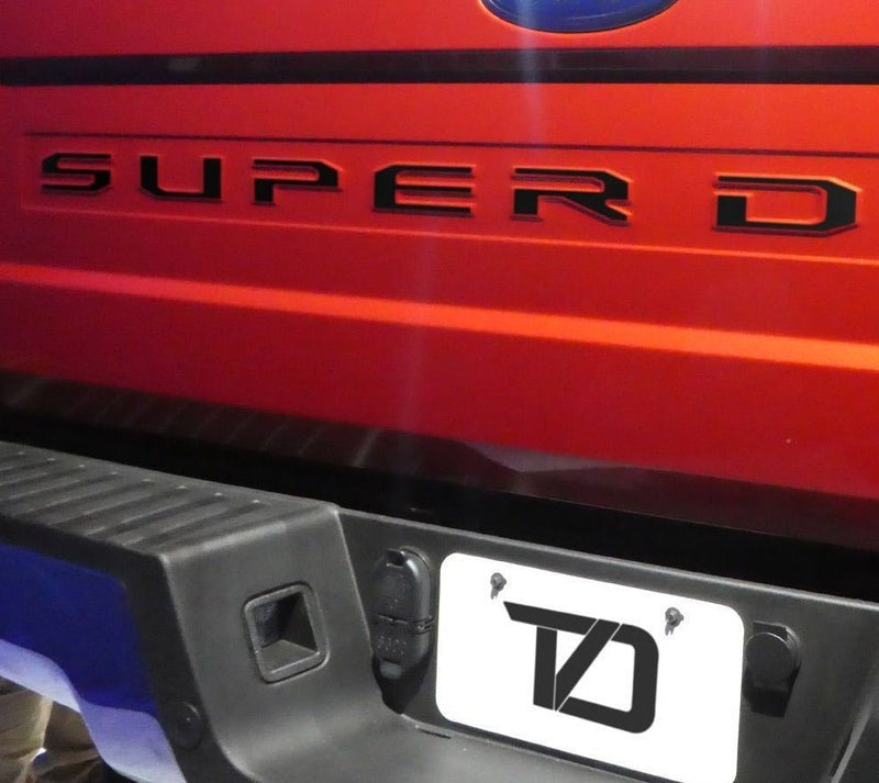 Load image into Gallery viewer, Premium Cast Vinyl Decal Letter Inserts for 2017-2026 SUPER DUTY Tailgate

