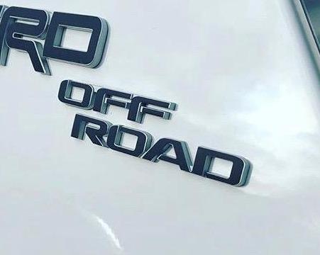 Load image into Gallery viewer, Premium Cast Vinyl Decal Letter Inlays for 2017-2026 4Runner TRD OFF ROAD C-Pillars
