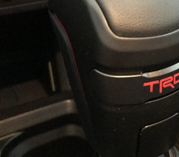 Load image into Gallery viewer, Premium Cast Vinyl Decal Letter Inserts for 2017-2023 Tacoma TRD PRO Shift Knob
