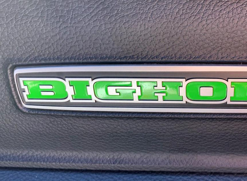 Load image into Gallery viewer, Premium Cast Vinyl Decal Letter Inserts for 2019-2026 RAM 1500 BIGHORN Dashboard
