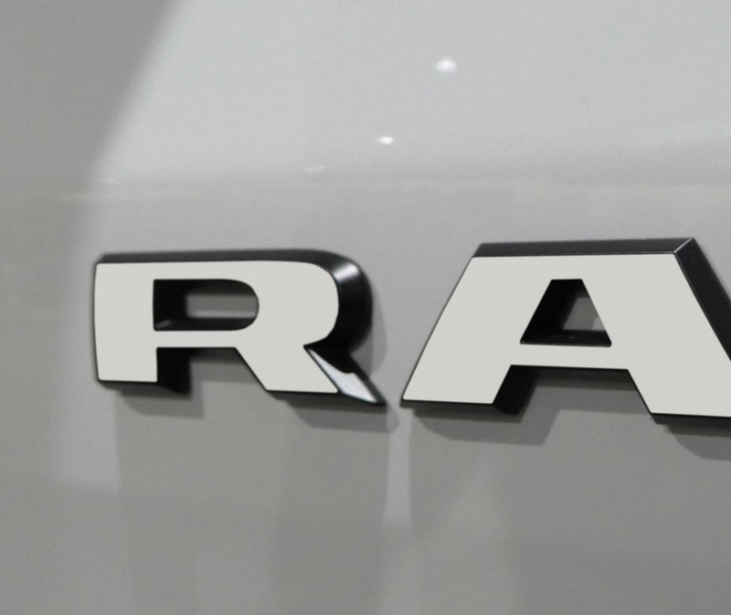 Load image into Gallery viewer, Premium Cast Vinyl Decal Letter Inlays for 2019-2026 RAM Doors
