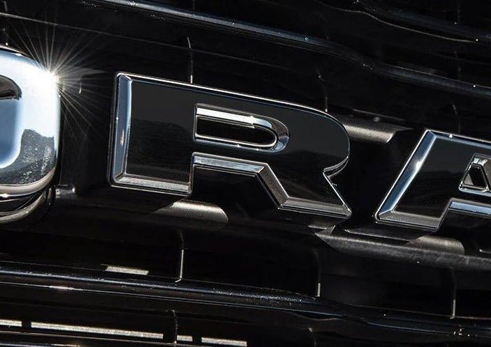 Load image into Gallery viewer, Premium Cast Vinyl Decal Letter Inlays for 2019-2026 RAM Grille
