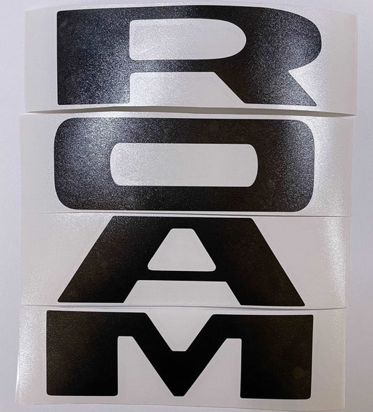 Premium Cast Vinyl Decal Letter Inlays for 2019-2026 RAM Grille