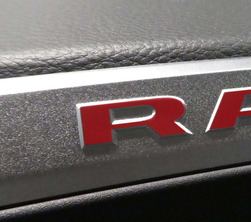 Load image into Gallery viewer, Premium Cast Vinyl Decal Letter Inlays for 2019-2026 RAM Dashboard
