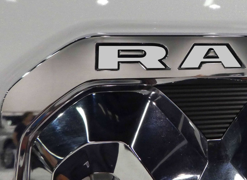 Load image into Gallery viewer, Premium Cast Vinyl Decal Letter Inserts for 2019-2024 RAM Tailgate Emblem
