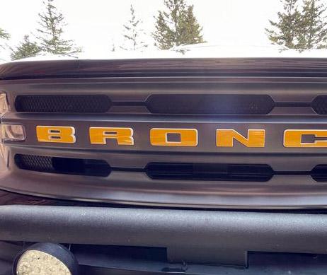 Load image into Gallery viewer, Premium Cast Vinyl Decal Letter Inlays for 2020-2026 Bronco/Bronco Sport Grille
