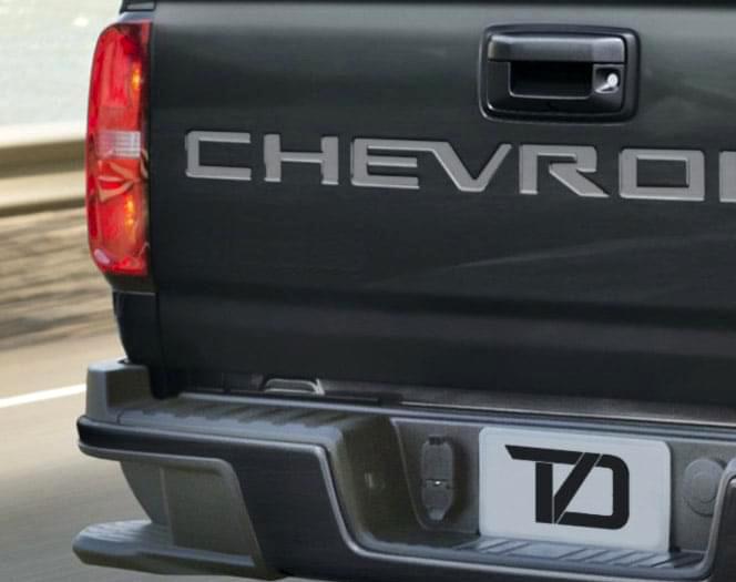 Load image into Gallery viewer, Premium Cast Vinyl Decal Letter Inserts for 2021-2026 Colorado Tailgate
