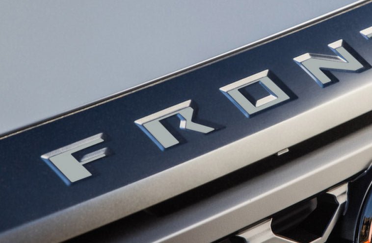Load image into Gallery viewer, Premium Cast Vinyl Decal Letter Inserts for 2022-2024 Frontier Grille
