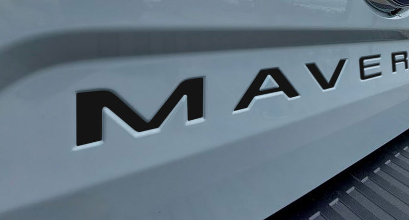 Load image into Gallery viewer, Premium Cast Vinyl Decal Letter Inserts for 2022-2026 Maverick Tailgate
