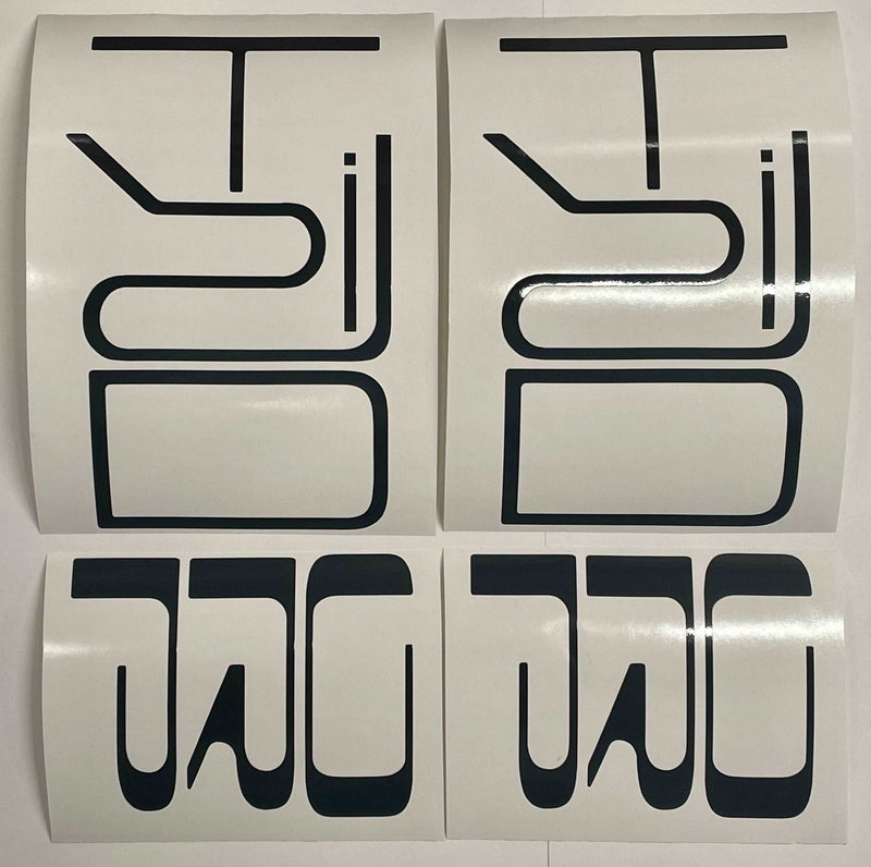 Load image into Gallery viewer, Premium Cast Vinyl Decal Letter Inserts for 2022-2023 Tacoma TRD Pro Bedside Fenders x2
