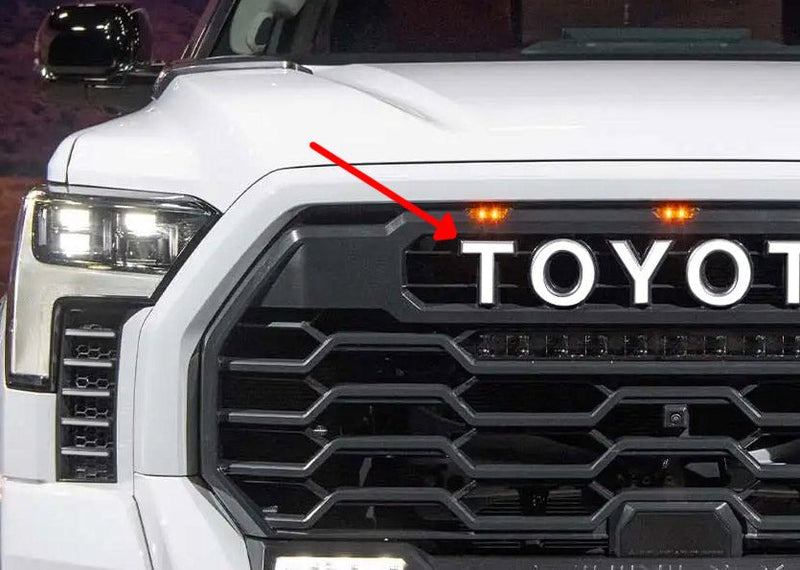 Load image into Gallery viewer, Premium Cast Vinyl Decal Letter Inlays for 2022-2026 Tundra TRD Pro Grille
