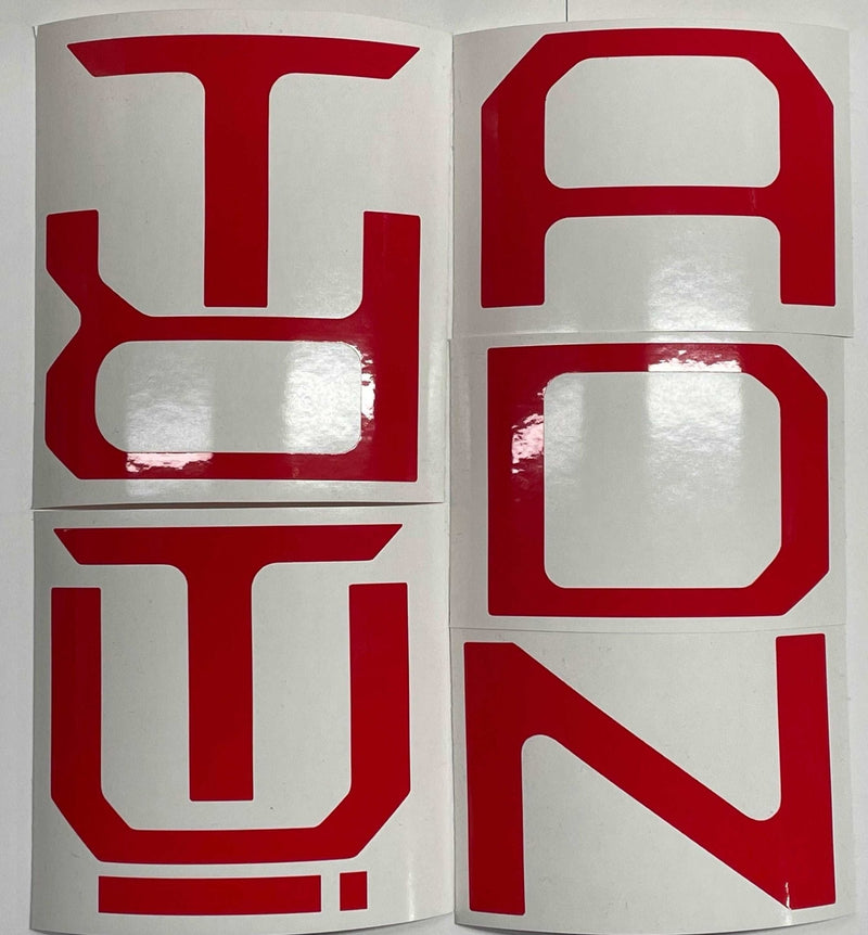 Load image into Gallery viewer, Premium Cast Vinyl Decal Letter Inlays for 2022-2026 Tundra Raised Tailgate Letters
