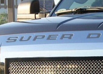 Load image into Gallery viewer, Premium Cast Vinyl Decal Letter Inserts for 2008-2016 SUPER DUTY Grille
