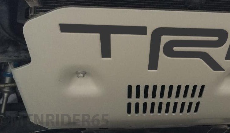 Load image into Gallery viewer, Premium Cast Vinyl Decal Letter Inserts for 2010-2014 FJ Cruiser Skid Plate
