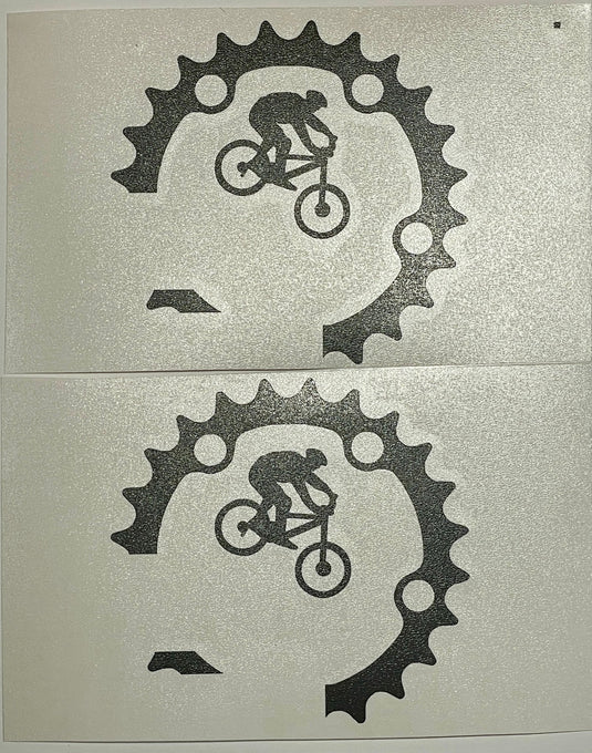 Premium Cast Vinyl Mountain Bike Decals for 2024-2026 Tacoma TRD Off Road and Sport x2