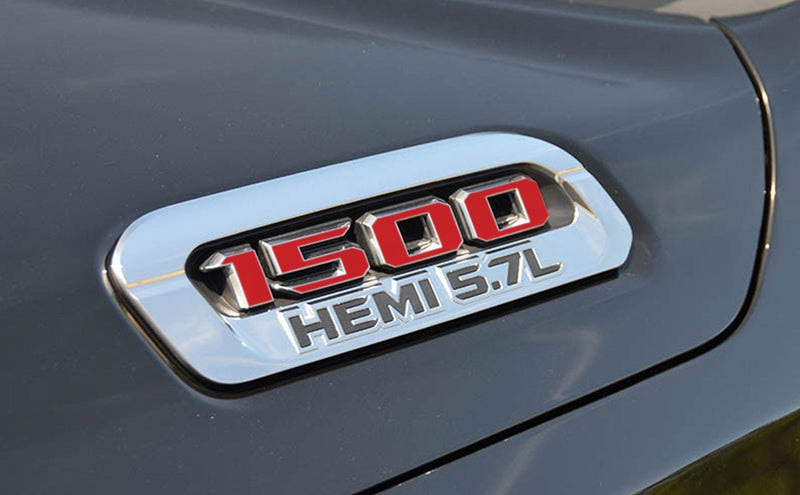 Load image into Gallery viewer, Premium Cast Vinyl Decal Number Inlays for 2019-2026 RAM 1500 Hood x2
