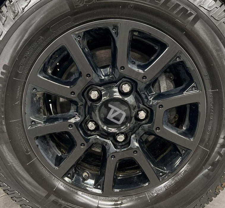 Load image into Gallery viewer, Premium Cast Vinyl Decal Overlays for 2014-2021 Tundra TRD Off Road 18" Wheels
