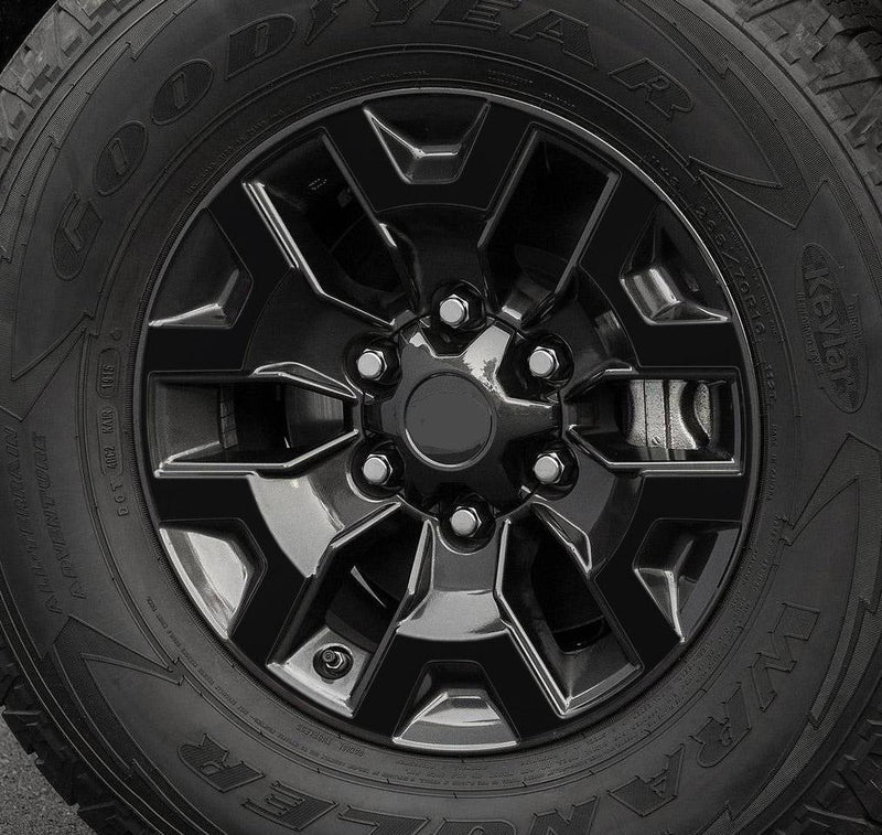 Load image into Gallery viewer, Premium Cast Vinyl Decal Overlays for 2016-2023 Tacoma TRD Off Road Wheels x4
