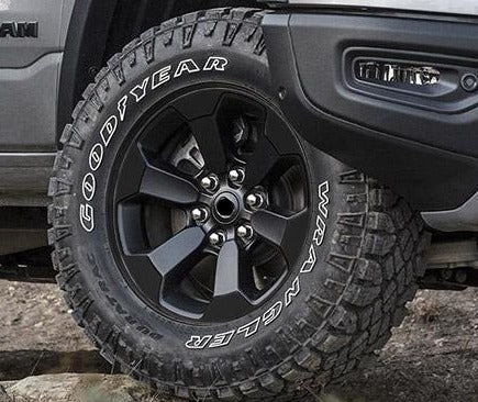 Load image into Gallery viewer, Premium Cast Vinyl Decal Overlays for 2019-2023 RAM Rebel Wheels
