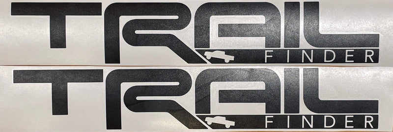 Load image into Gallery viewer, Premium Cast Vinyl "TRAIL FINDER" Decals
