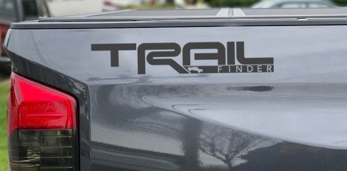 Load image into Gallery viewer, Premium Cast Vinyl "TRAIL FINDER" Decals
