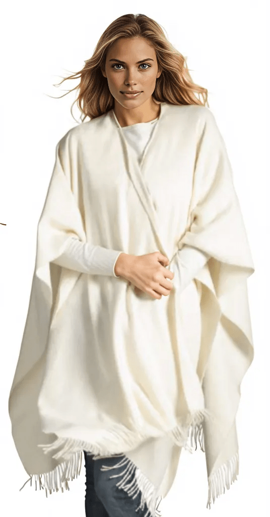 Load image into Gallery viewer, Premium Classic Solid Alpaca Poncho
