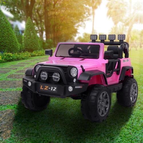 Load image into Gallery viewer, Premium Pink Kids Ride On Car with Seat Belt, Music, Lights, and Parental Remote Control
