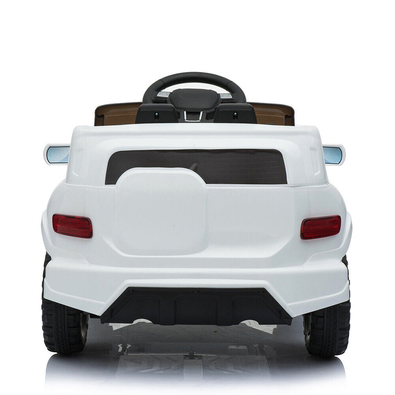 Load image into Gallery viewer, White Electric Stroller with Single 35W Motor and 6V7AH Battery for Normal Music Experience
