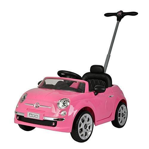 Load image into Gallery viewer, Pretty in Pink Fiat 500 Push Car for Little Ones
