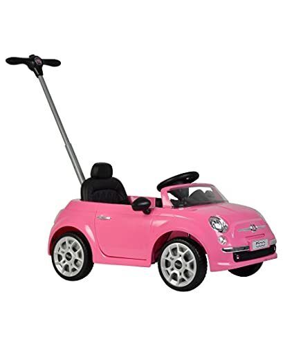 Load image into Gallery viewer, Pretty in Pink Fiat 500 Push Car for Little Ones
