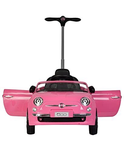 Pretty in Pink Fiat 500 Push Car for Little Ones