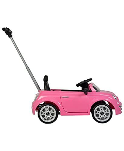 Load image into Gallery viewer, Pretty in Pink Fiat 500 Push Car for Little Ones
