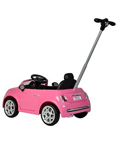 Load image into Gallery viewer, Pretty in Pink Fiat 500 Push Car for Little Ones
