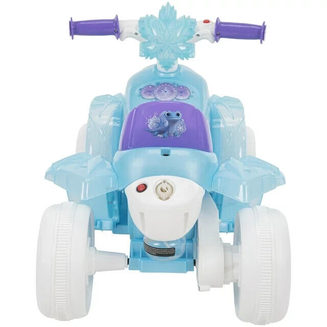 Load image into Gallery viewer, Princess Bubble Blowing Electric Quad for Ages 1-3 with Lights and Sound Effects - Perfect Gift for Little Riders!
