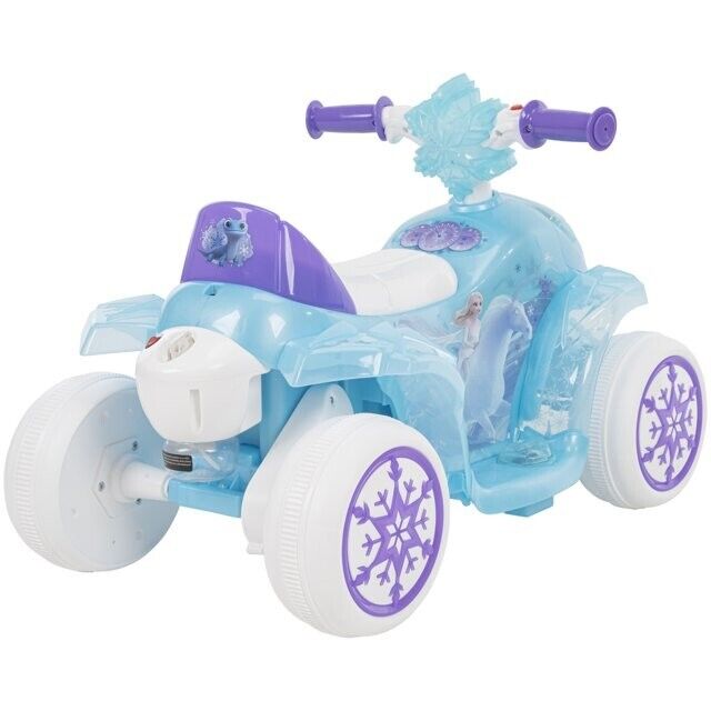 Load image into Gallery viewer, Princess Bubble Blowing Electric Quad for Ages 1-3 with Lights and Sound Effects - Perfect Gift for Little Riders!
