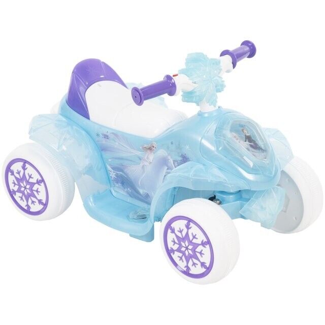 Load image into Gallery viewer, Princess Bubble Blowing Electric Quad for Ages 1-3 with Lights and Sound Effects - Perfect Gift for Little Riders!
