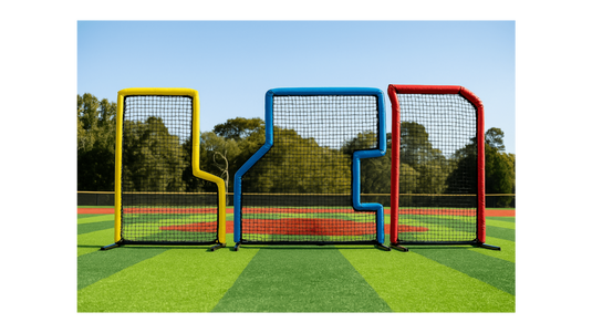 Pro 5′ × 7′ Baseball L-Screen with Head Protector