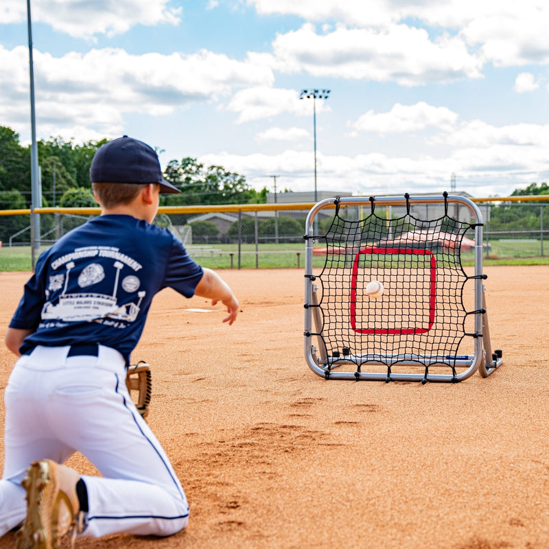 Load image into Gallery viewer, 3x3 Baseball &amp; Softball Rebounder + Free Training Videos | Portable Fielding Trainer

