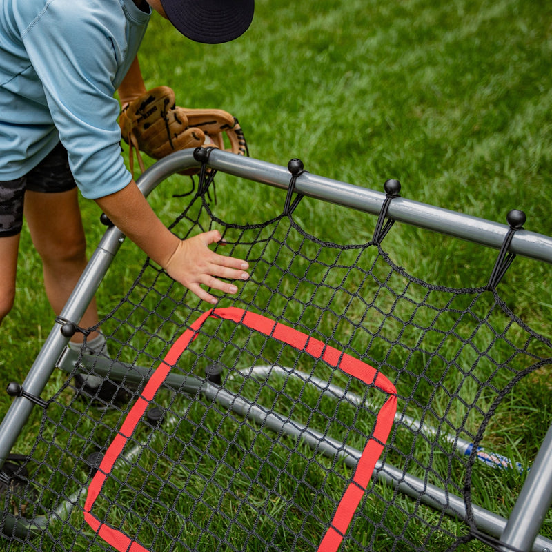 Load image into Gallery viewer, 3x3 Baseball &amp; Softball Rebounder + Free Training Videos | Portable Fielding Trainer
