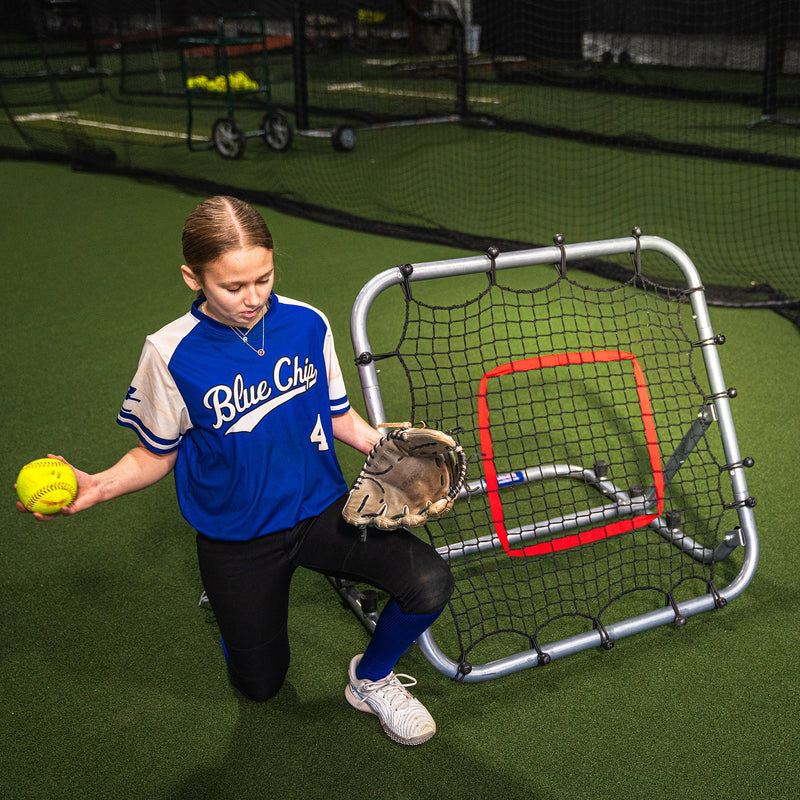 Load image into Gallery viewer, 3x3 Baseball &amp; Softball Rebounder + Free Training Videos | Portable Fielding Trainer
