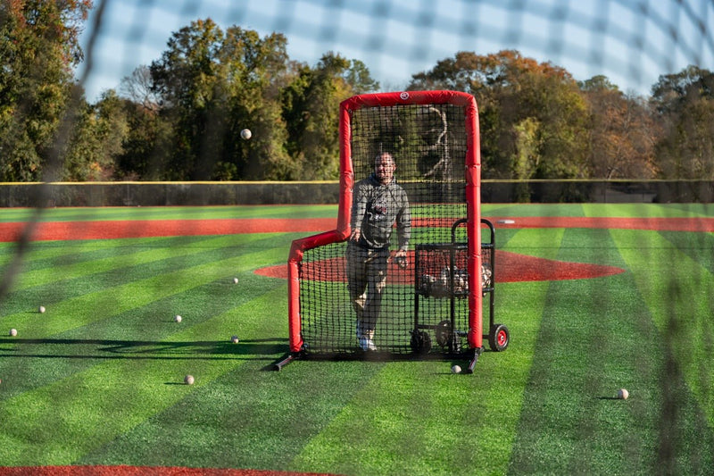 Load image into Gallery viewer, Baseball L-Screen – Pro 5x7 Bullet-Proof Screen
